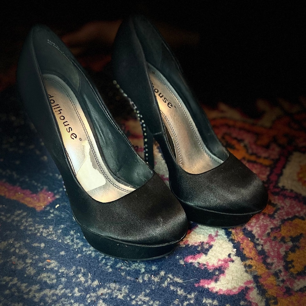 Dollhouse black heels